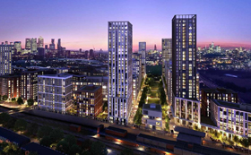 Position yourself in East London: TwelveTrees Park